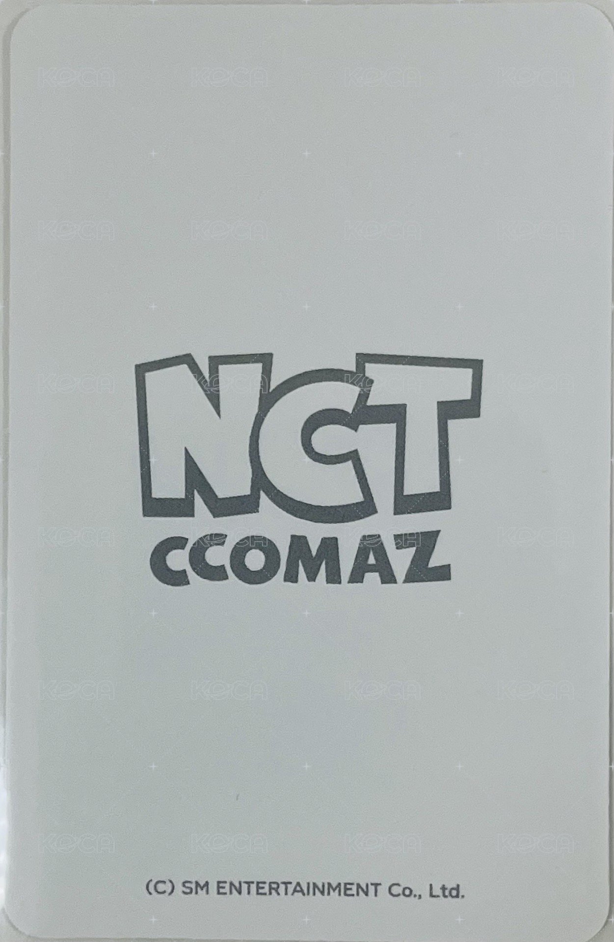 NCT時期 隨機卡  背面