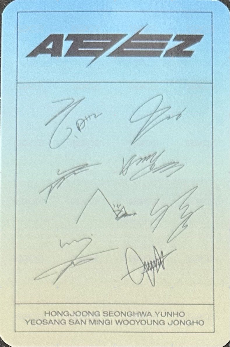 SEOUL FESTA 2023 入場卡 / 場限卡  背面