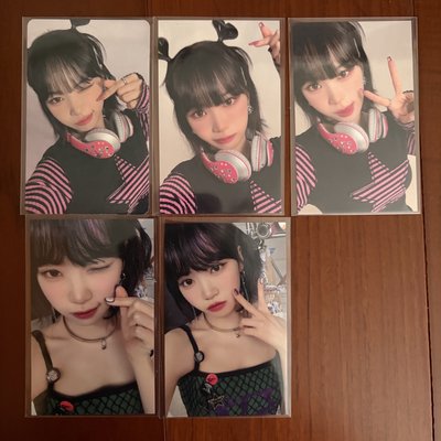 LE SSERAFIM 采源 UNFORGIVEN 日專 小卡 特典 日咖 環球