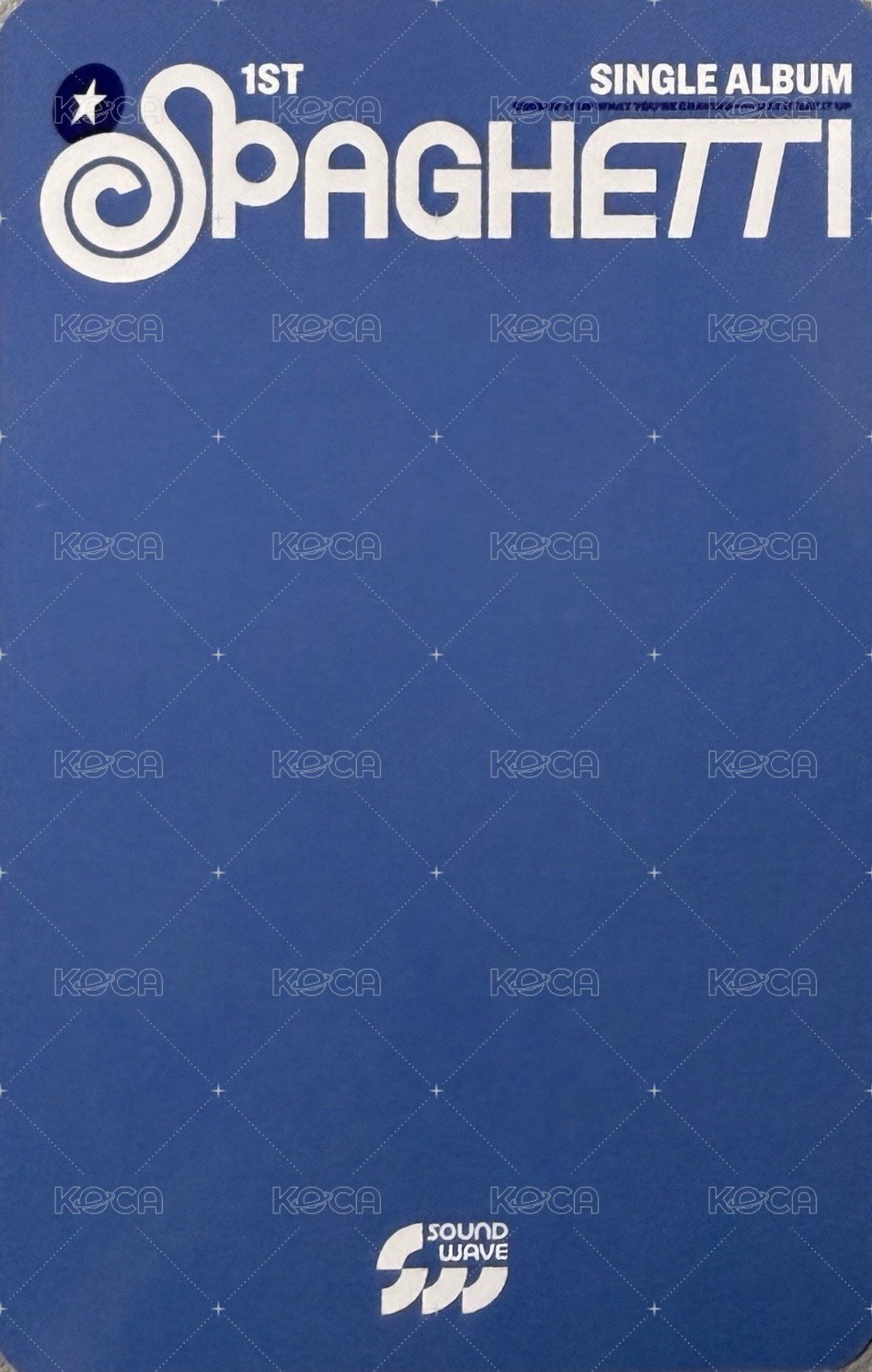 SPAGHETTI sw 單封預售 特典卡  背面