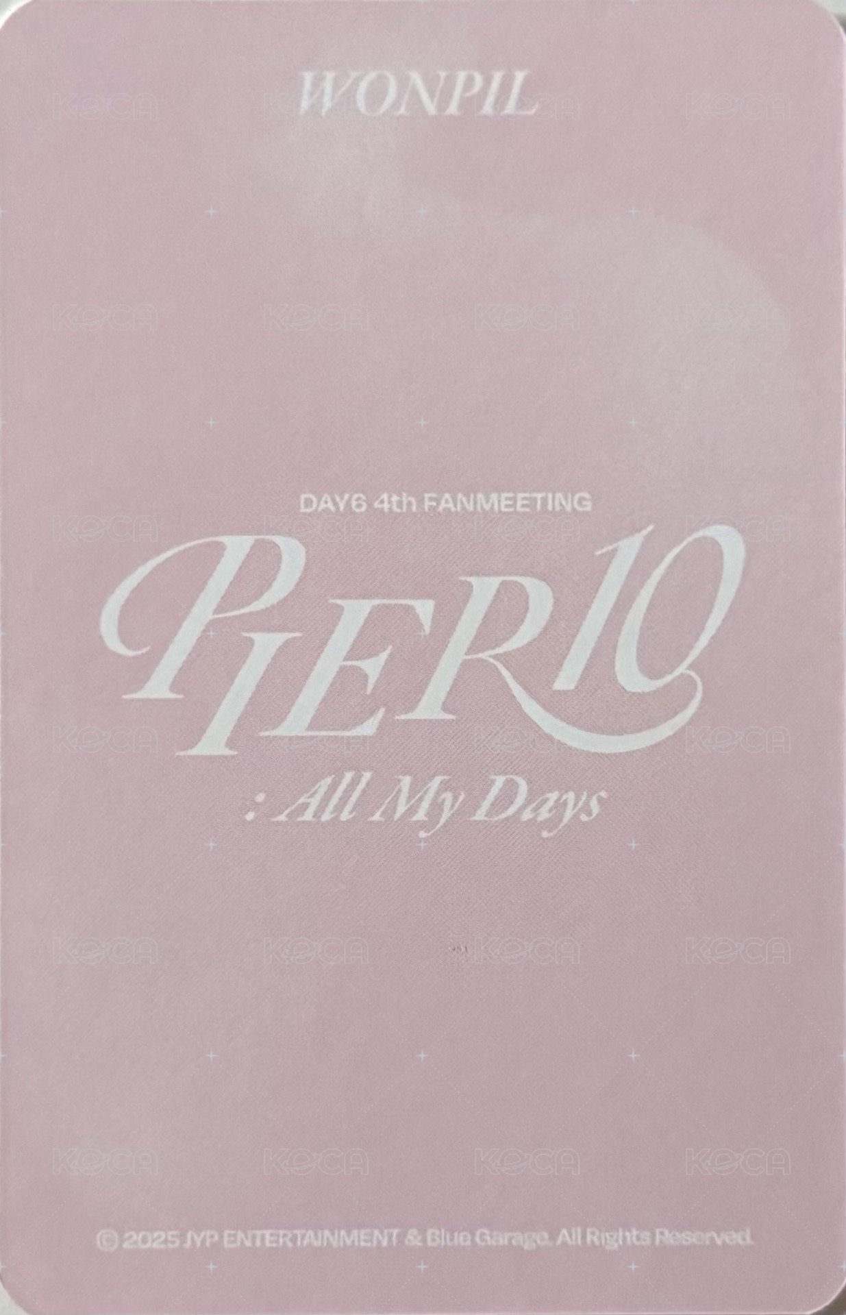 4th FM 隨機卡包 隨機卡  背面