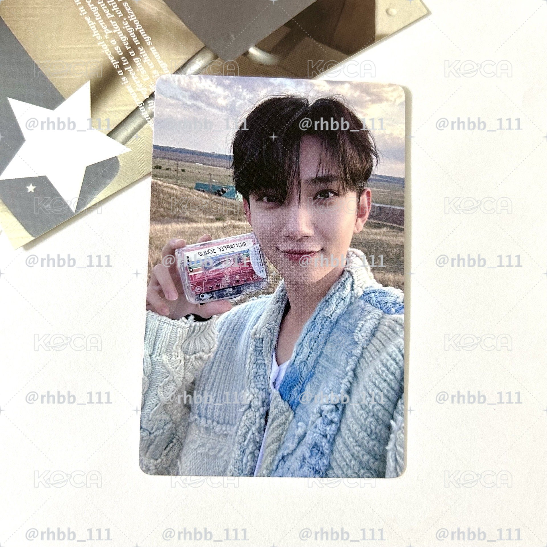 MINI11 yzy A ver. 簽售卡 磁帶秀 藍毛衣秀 Joshua