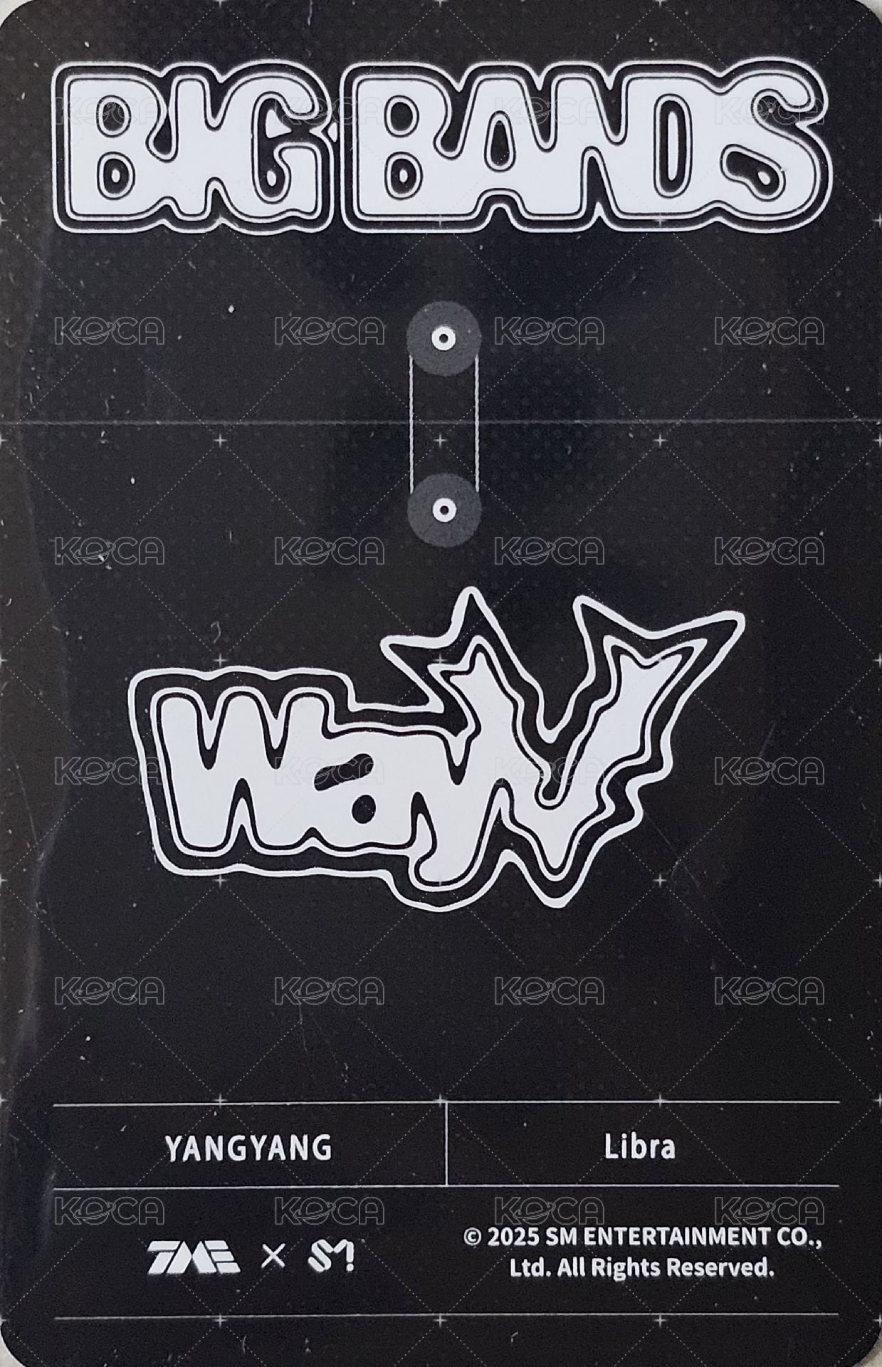 BIG BANDS 二星 星光卡  背面