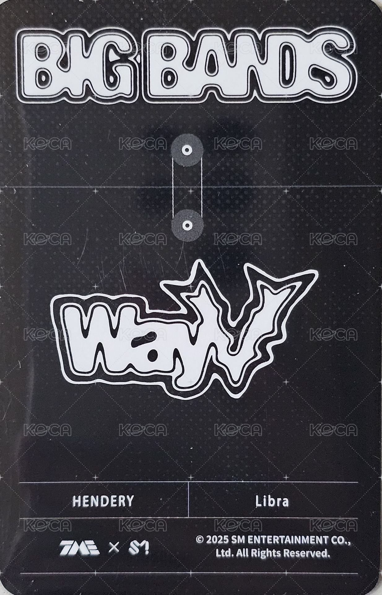 BIG BANDS 一星 星光卡  背面