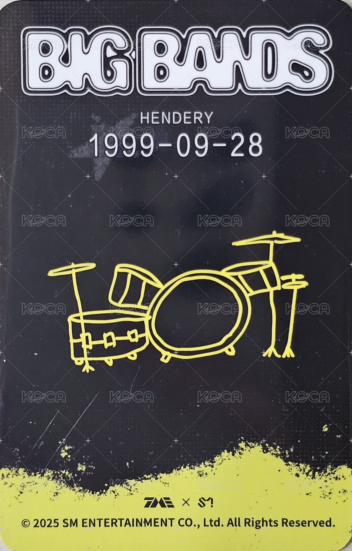 BIG BANDS 四星 星光卡  背面