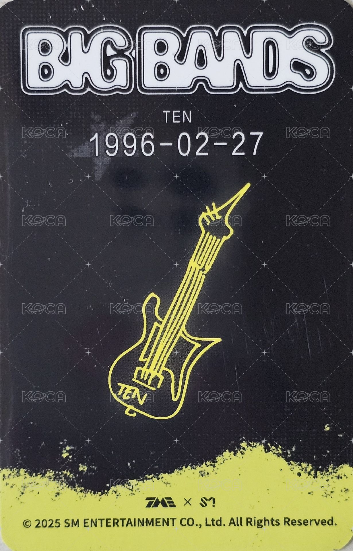 BIG BANDS 四星 星光卡  背面