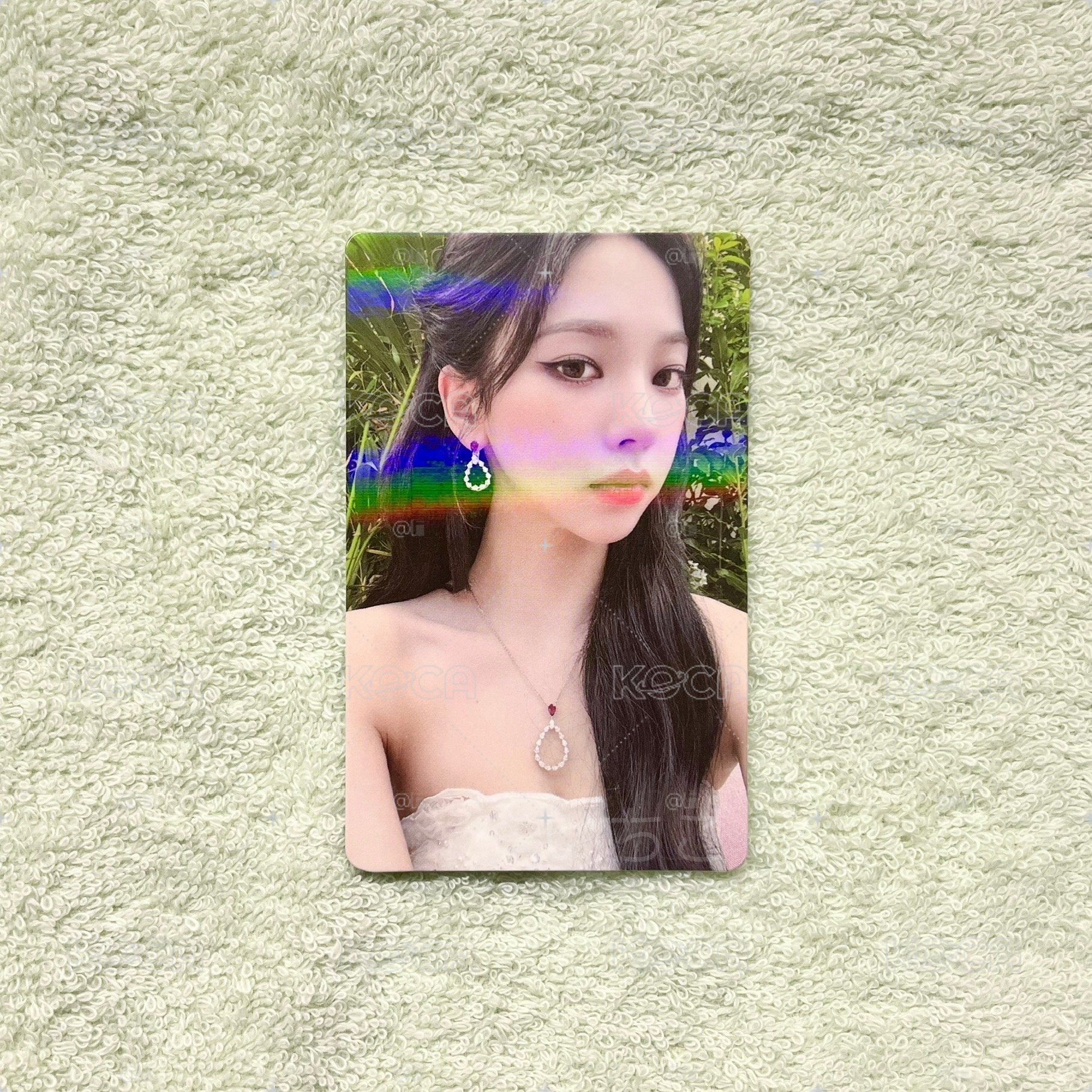 Karina💙MY WORLD IA簽售特典閃卡