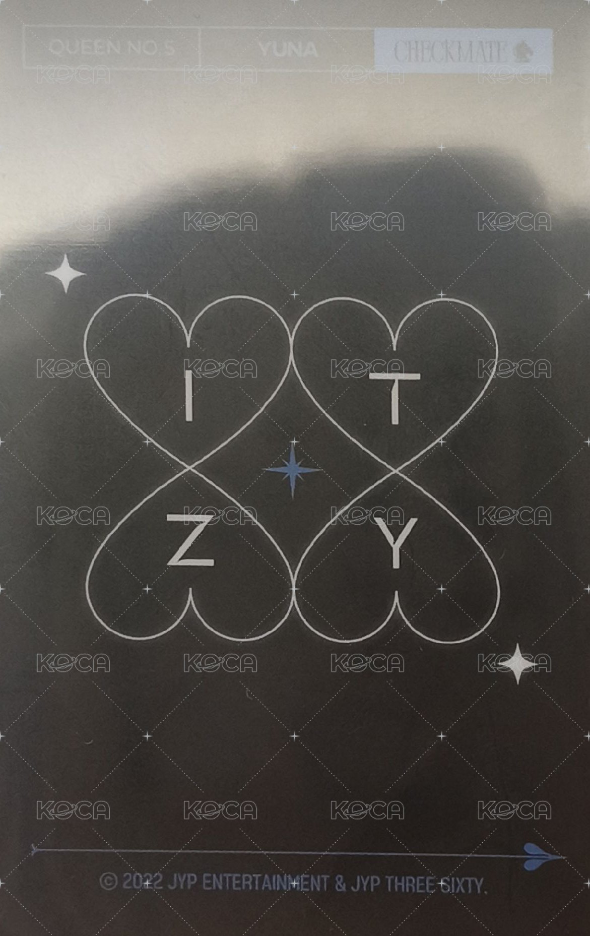 一巡 jyp 周邊卡 檔案組  ID卡 背面