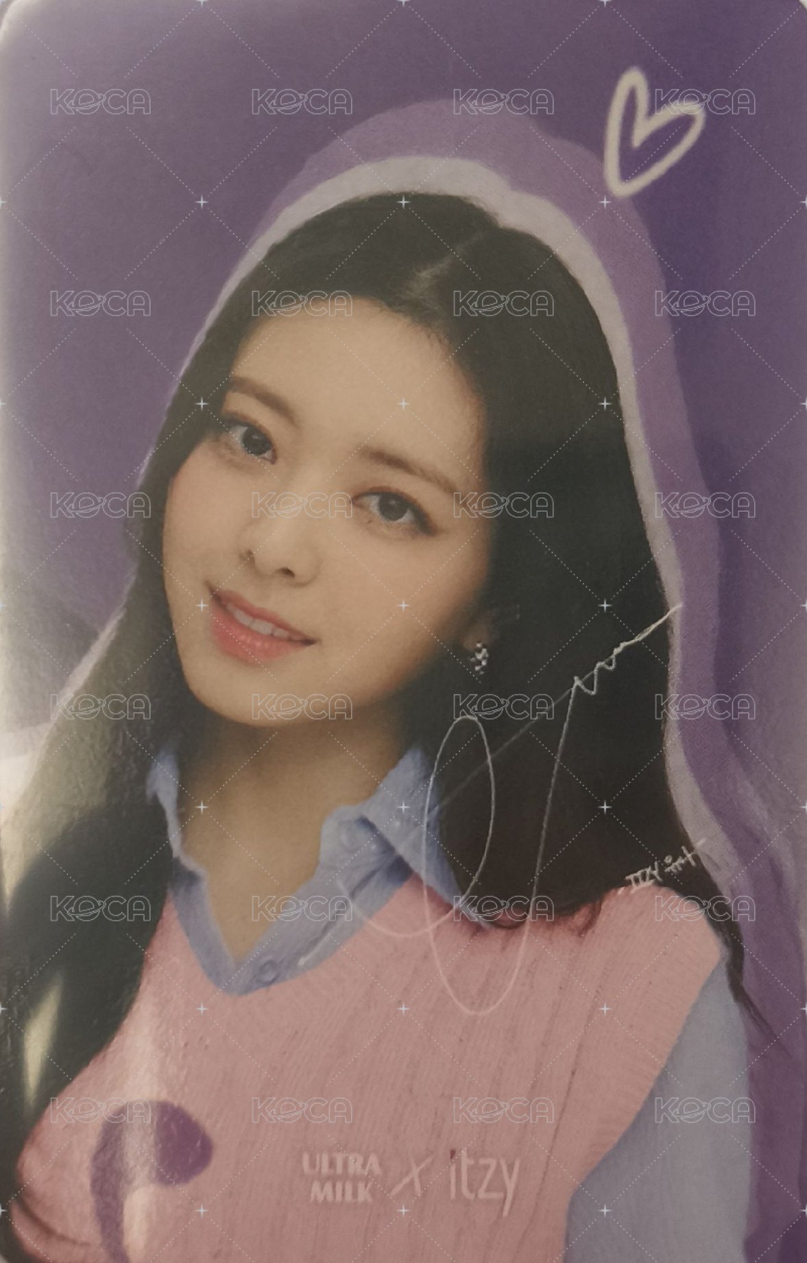 印尼牛奶卡 隨機卡 代言卡  背面