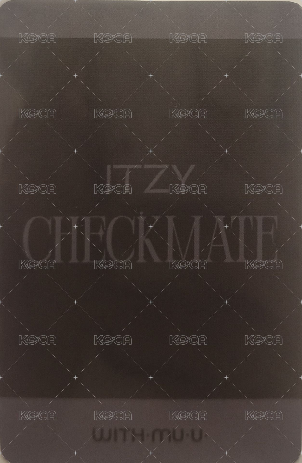 CHECKMATE wm 幸運卡  背面