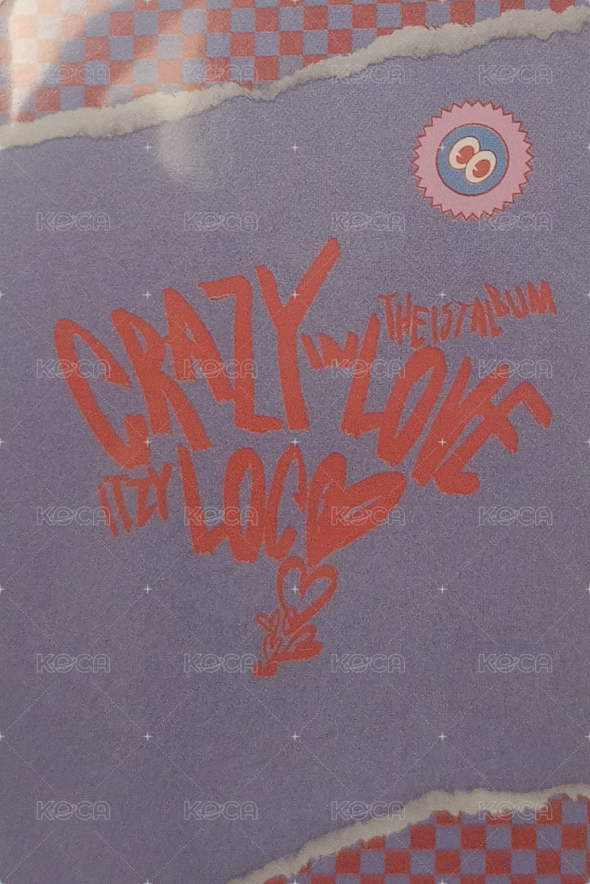 CRAZY IN LOVE sw 1.0 簽售卡  背面