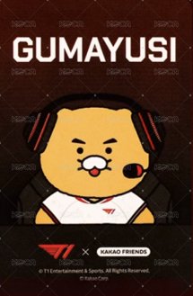 kakao聯名 周邊卡 春植 背面