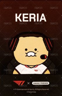 kakao聯名 周邊卡 春植 背面