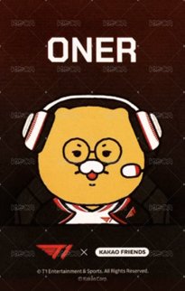 kakao聯名 周邊卡 春植 背面