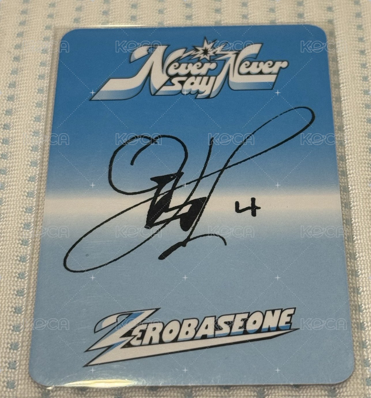 正規一 專輯卡  背面