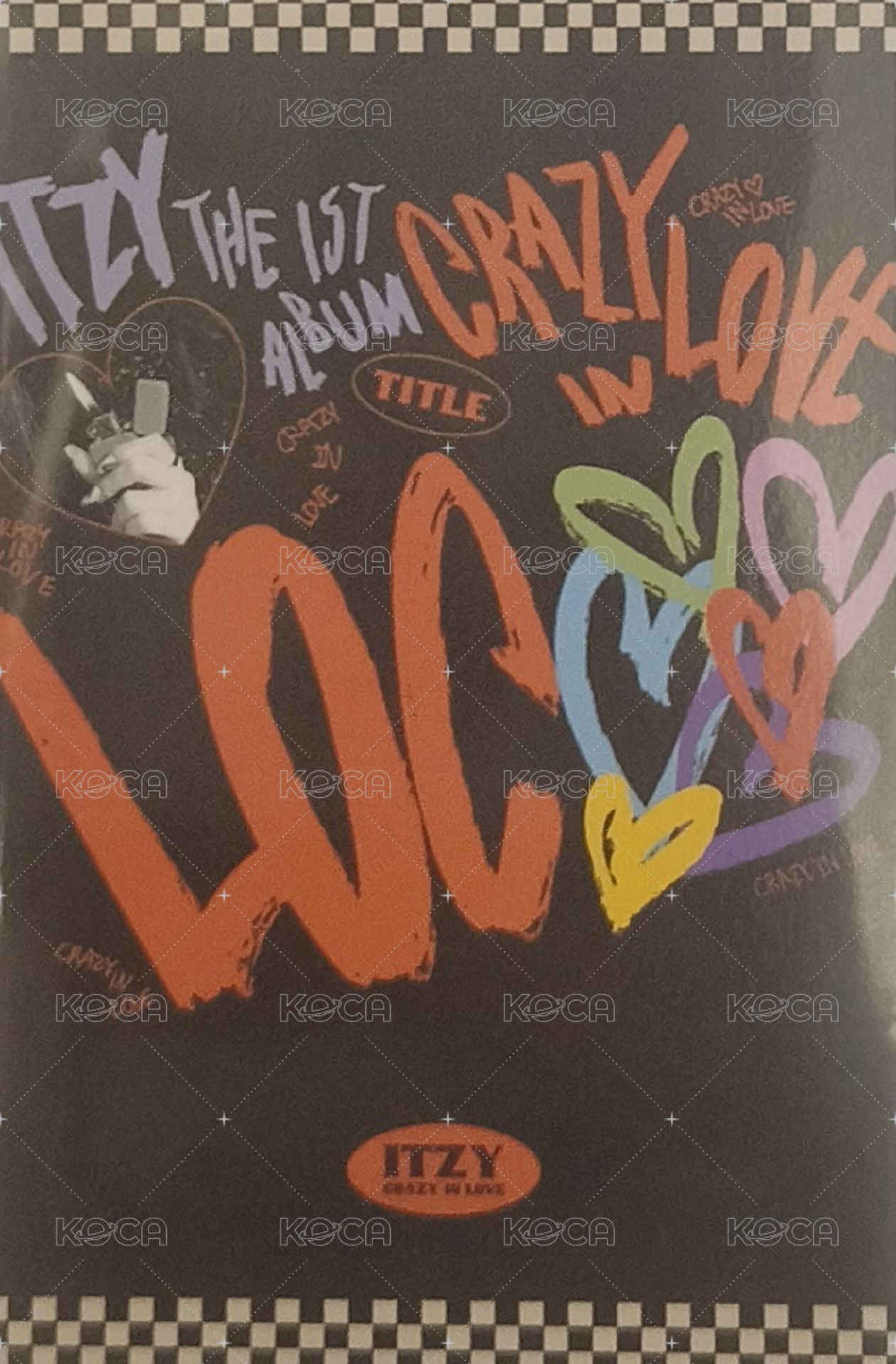 CRAZY IN LOVE wd 特典卡  背面