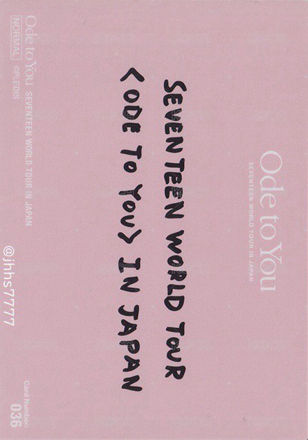 19’OTY 隨機卡  背面