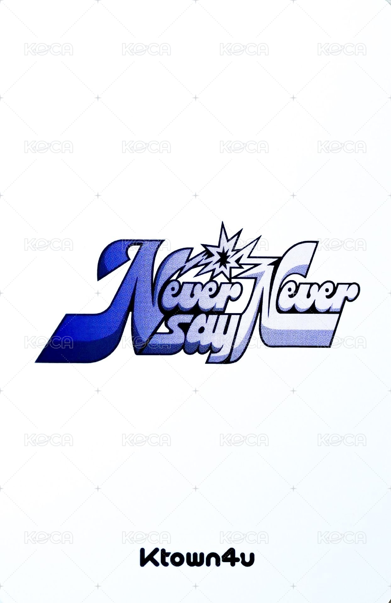 正規一 k4 特典卡 比耶 ver. 背面