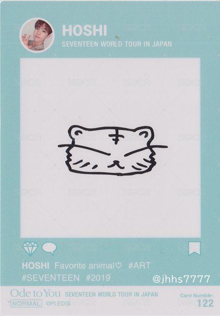 19’OTY 隨機卡 122 背面