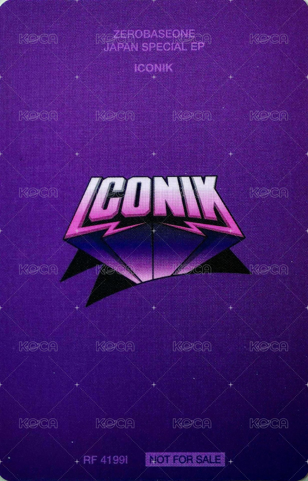 正1日專 專輯卡 Little Cheek Pinch ver. 背面