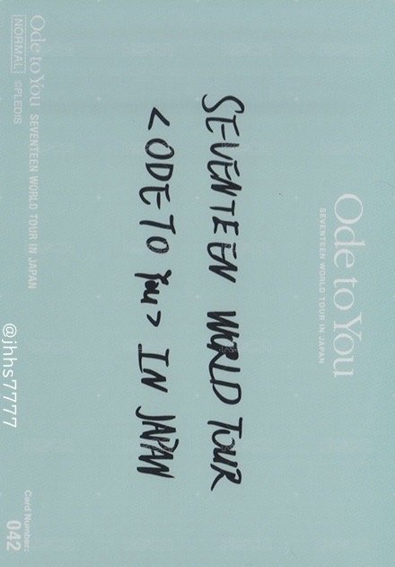 19’OTY 隨機卡  背面