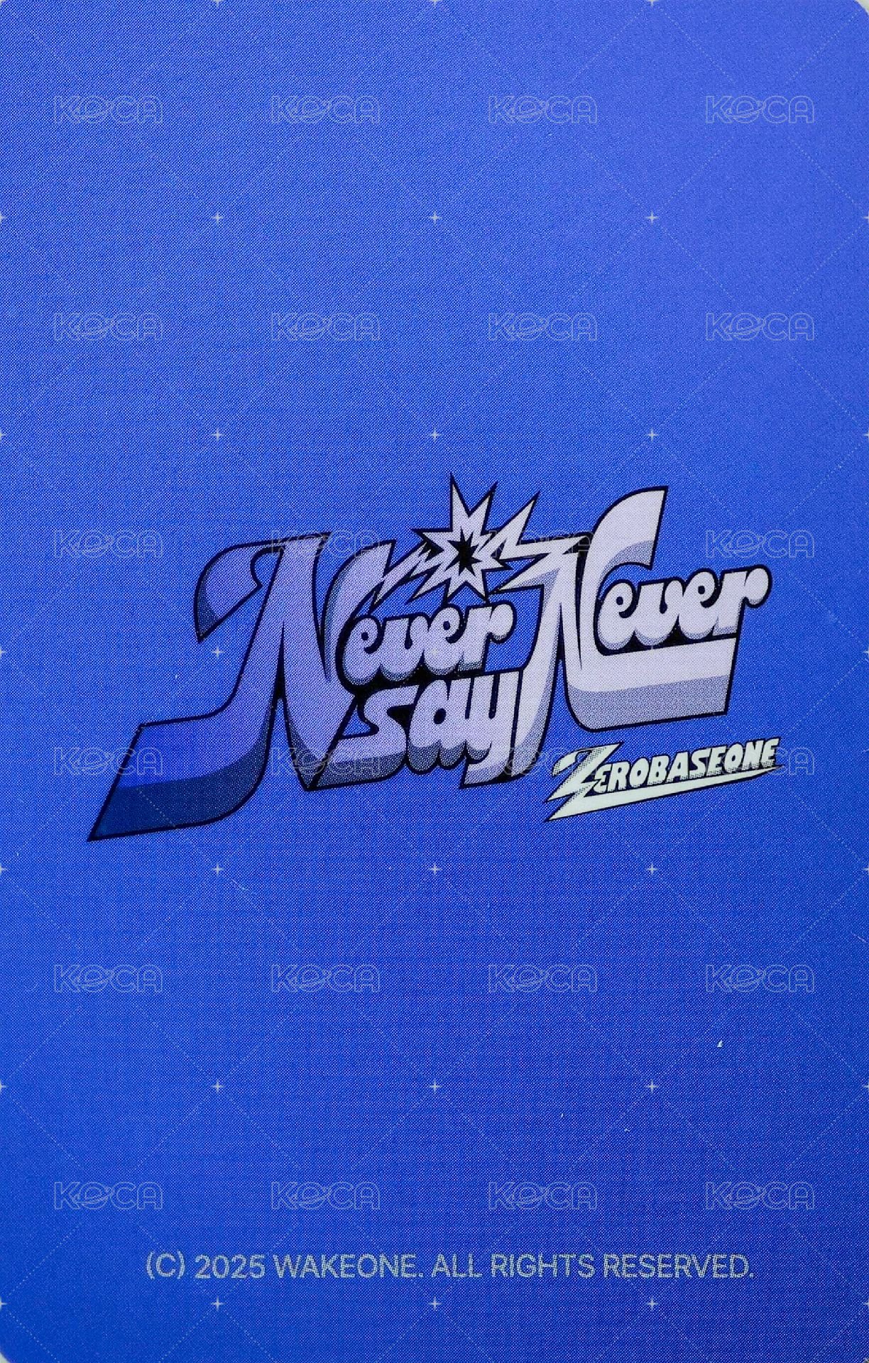 正規一 專輯卡 KEYRING ver. 背面