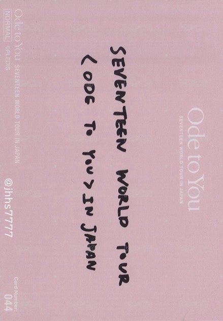 19’OTY 隨機卡  背面