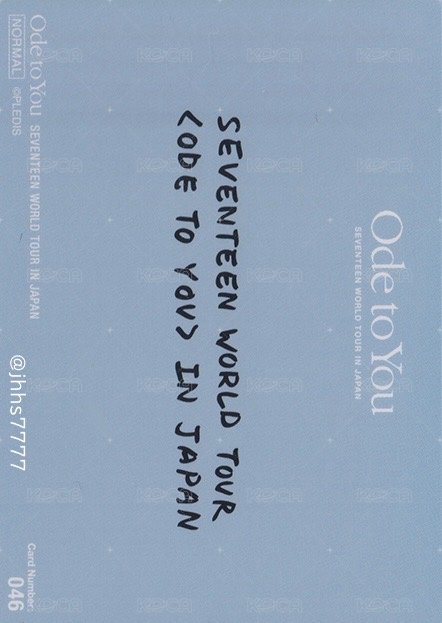 19’OTY 隨機卡  背面