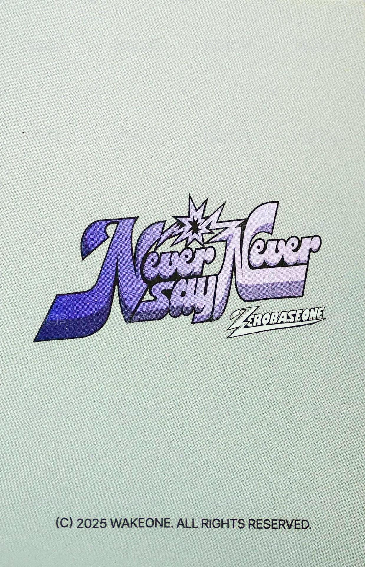 正規一 專輯卡 KEYRING ver. 固卡 背面