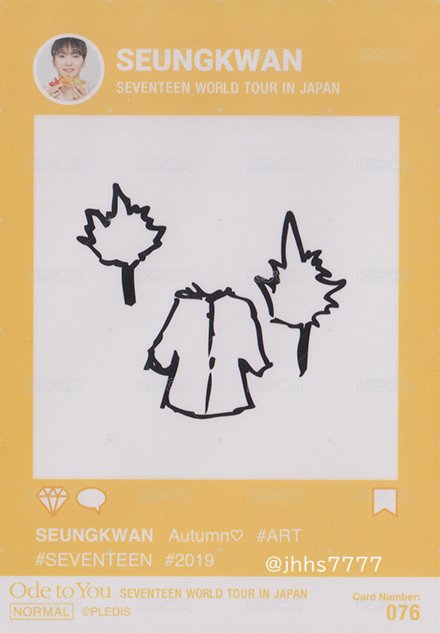 19’OTY 隨機卡 楓葉卡 背面