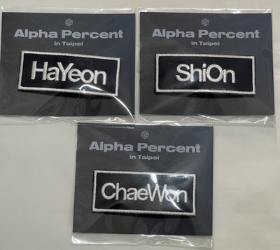 tripleS @% 台北場 姓名牌