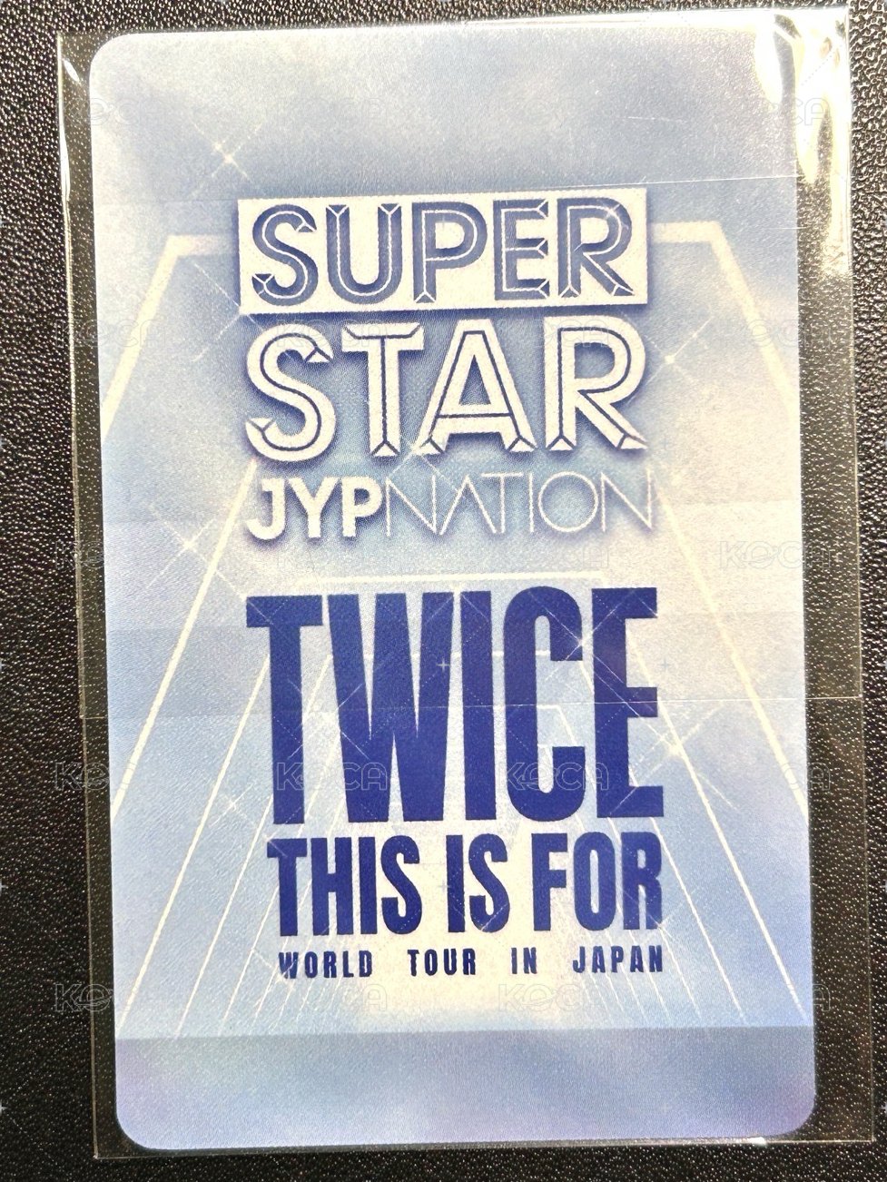 SUPERSTAR 遊戲卡 THIS IS FOR WORLD TOUR PT1 背面