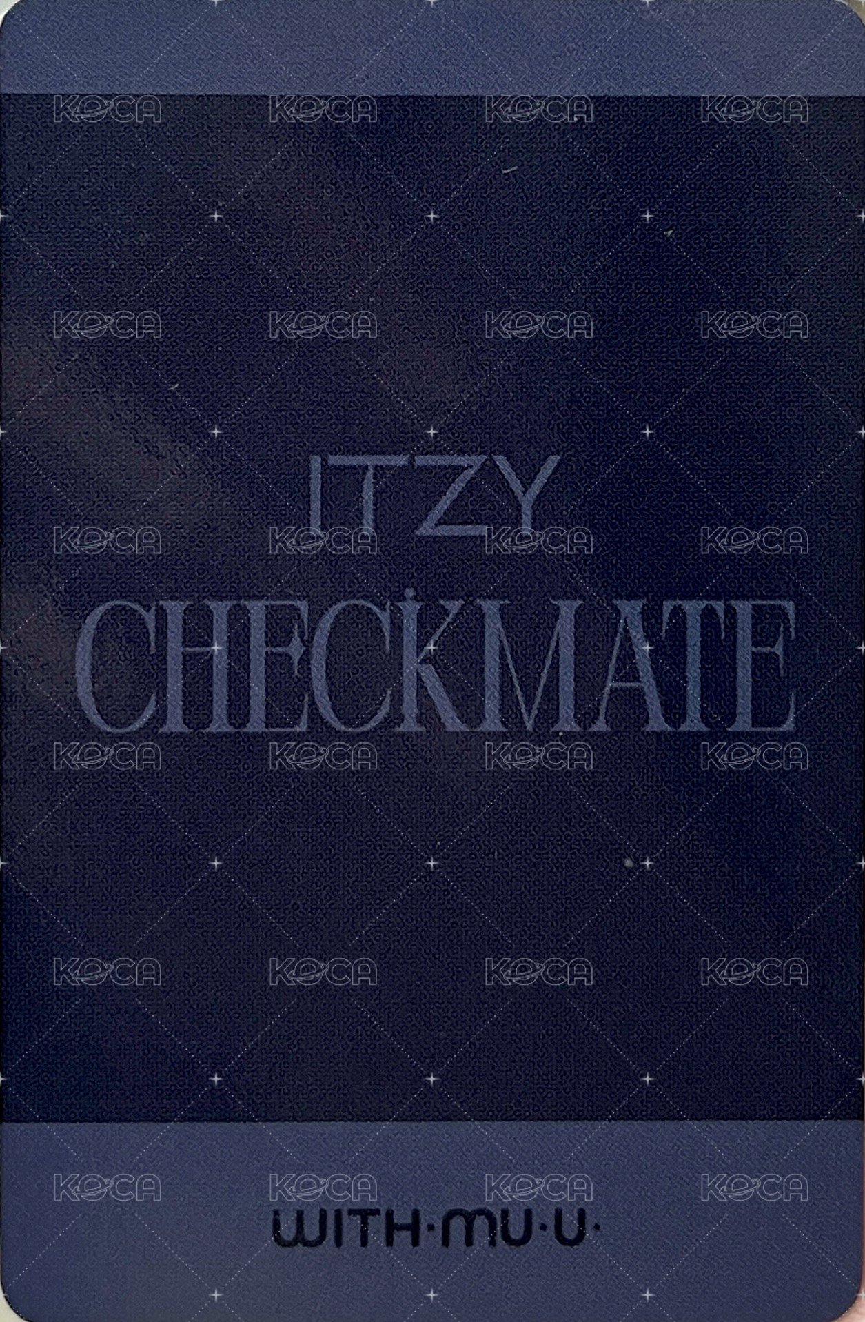 CHECKMATE wm 幸運卡  背面