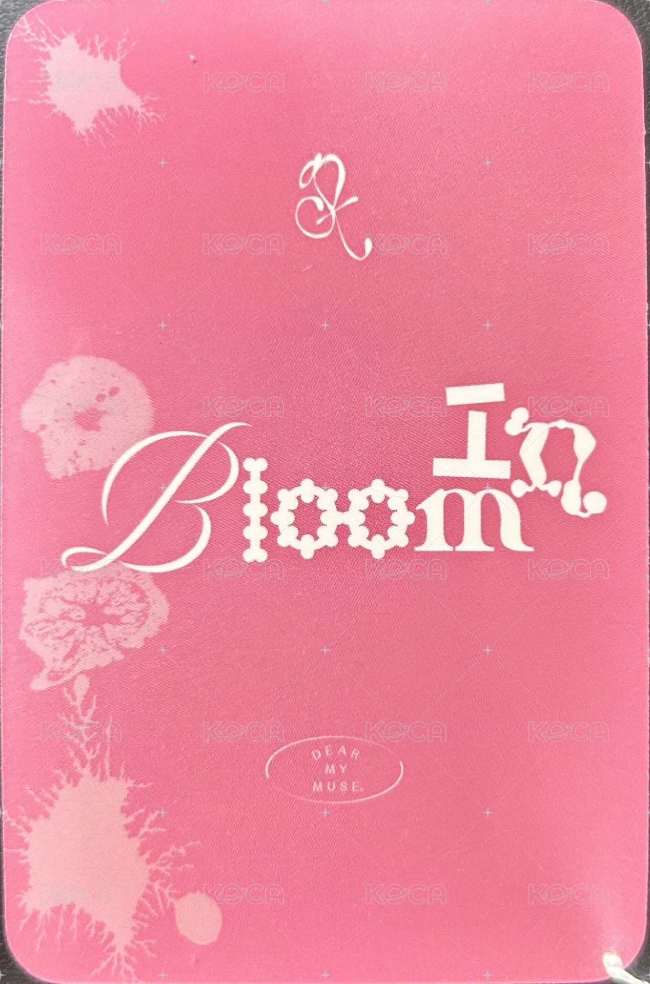 In Bloom dmm 線下 簽售卡  背面