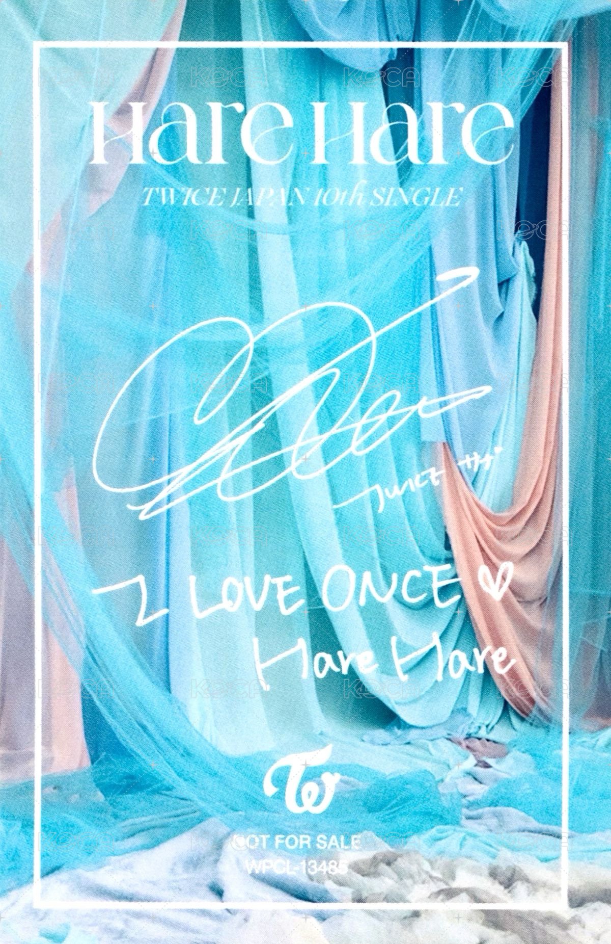 Hare Hare 專輯卡  背面