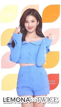 TWICE X LEMONA 代言卡 