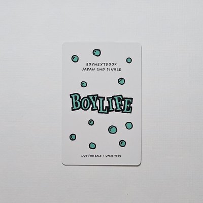 🐈BOYLIFE 初回B盤專卡