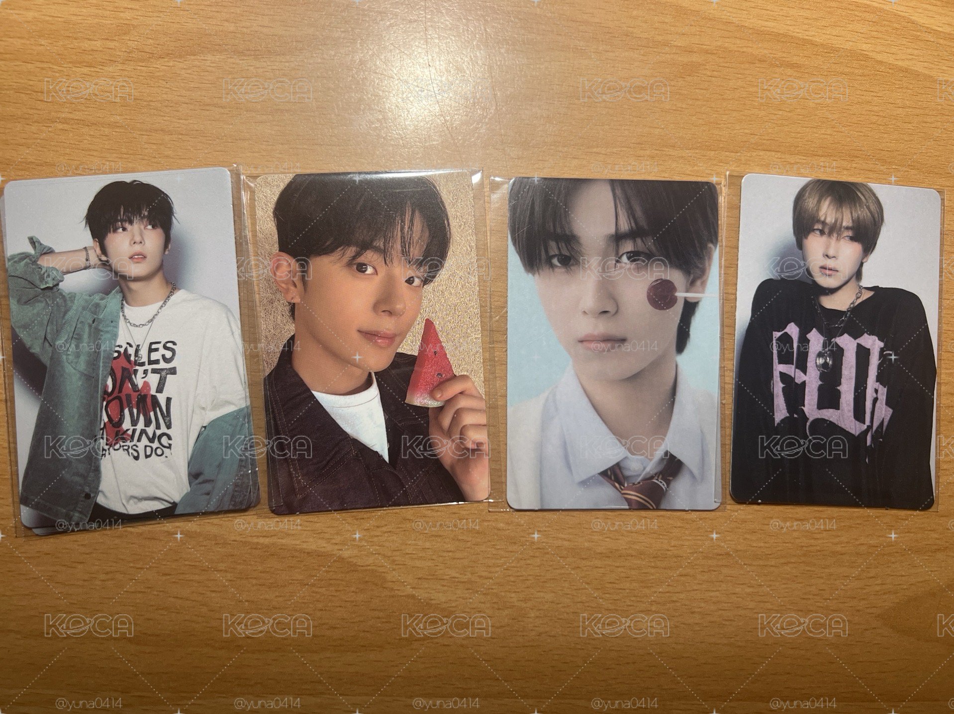 boys I planet展會小卡