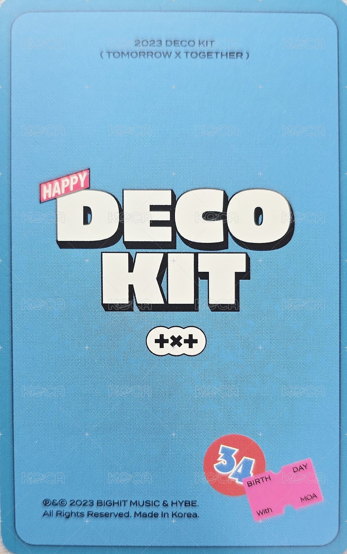 23 DECO KIT 周邊卡  背面