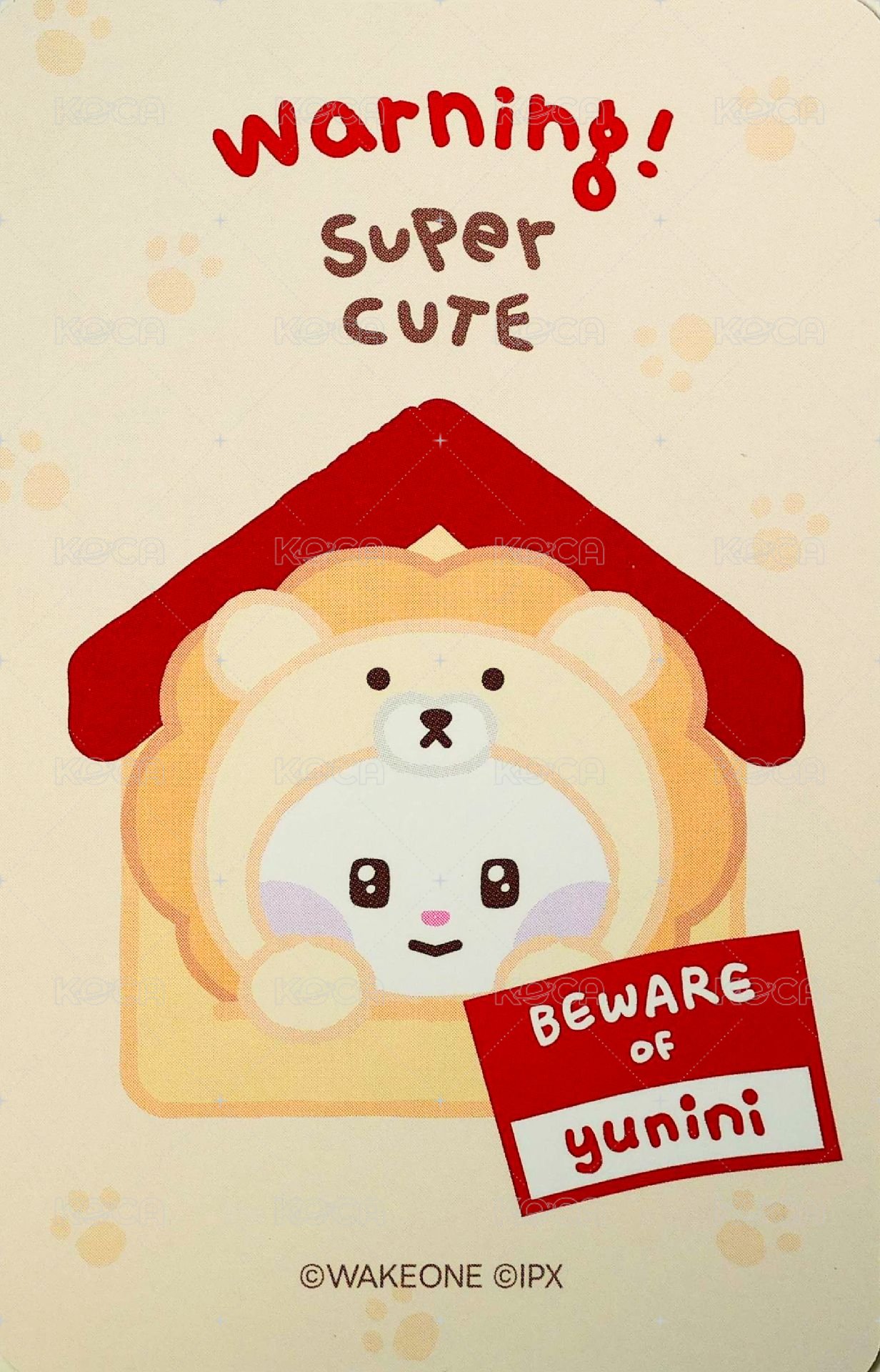 zeroni FW 滿額卡  背面