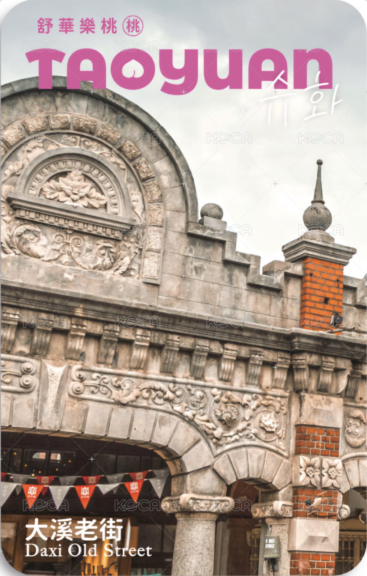 桃園觀光大使 代言卡  背面