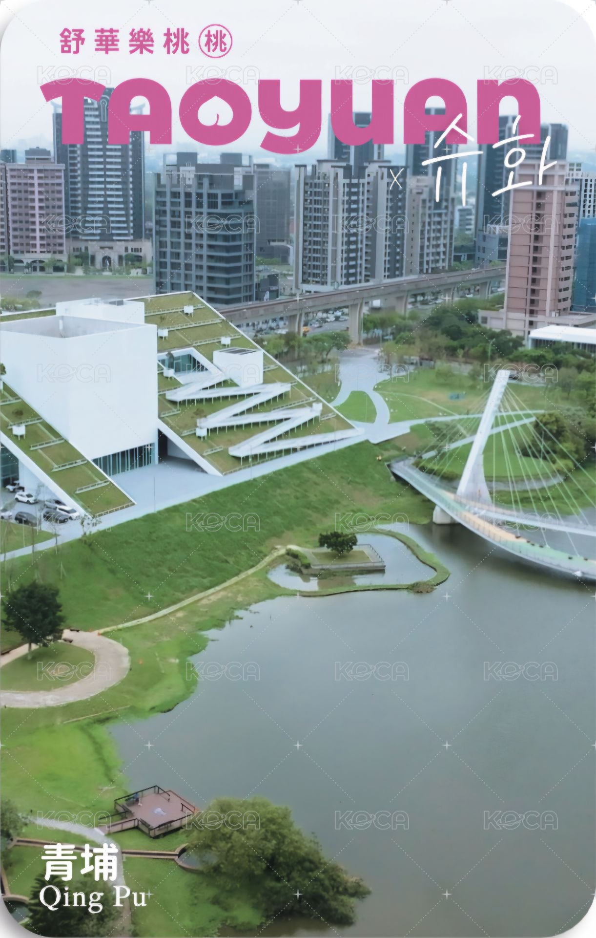 桃園觀光大使 代言卡  背面