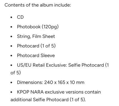 KPOP NARA魚眼特典 未拆專