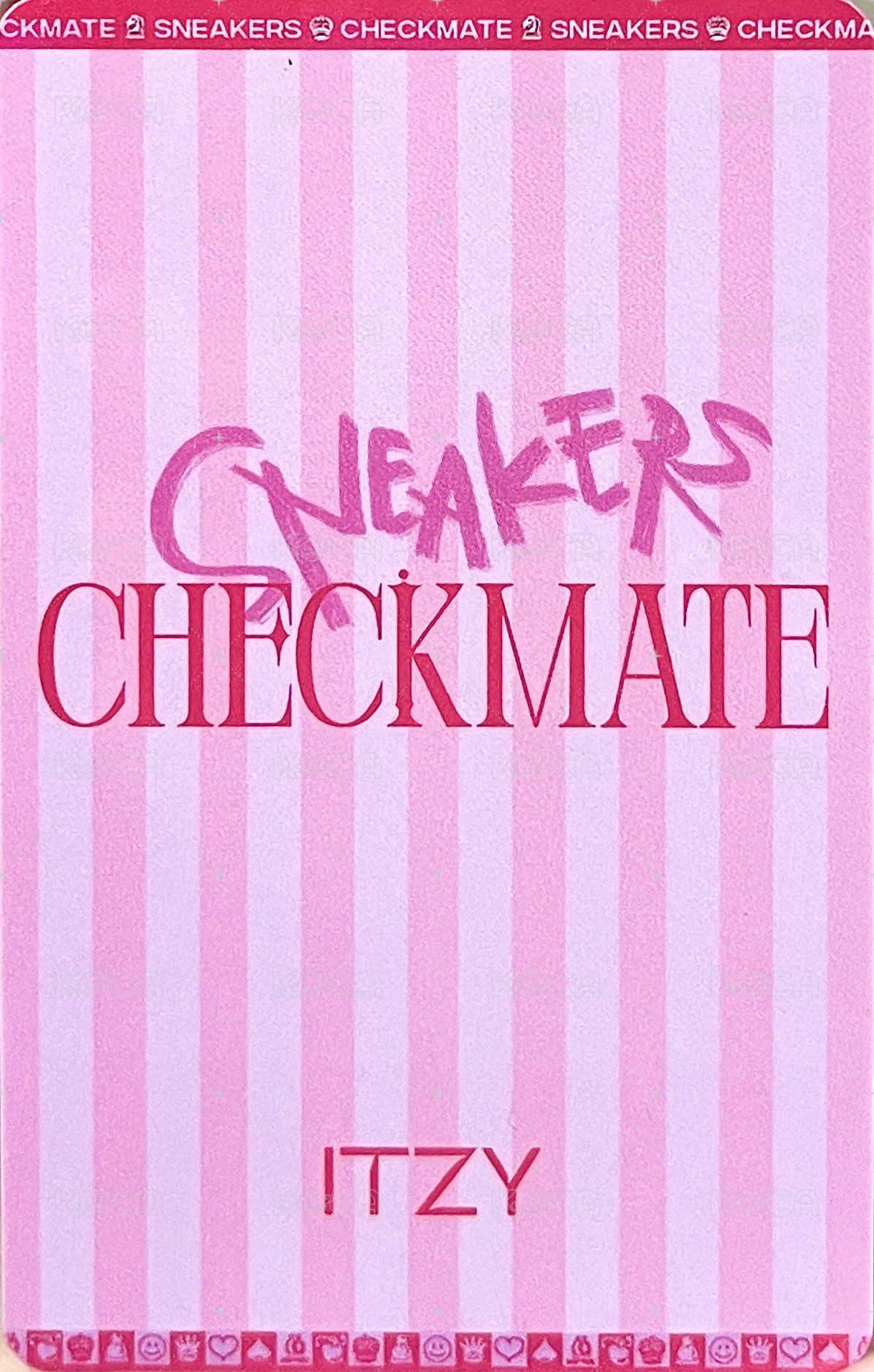 CHECKMATE wm 幸運卡  背面