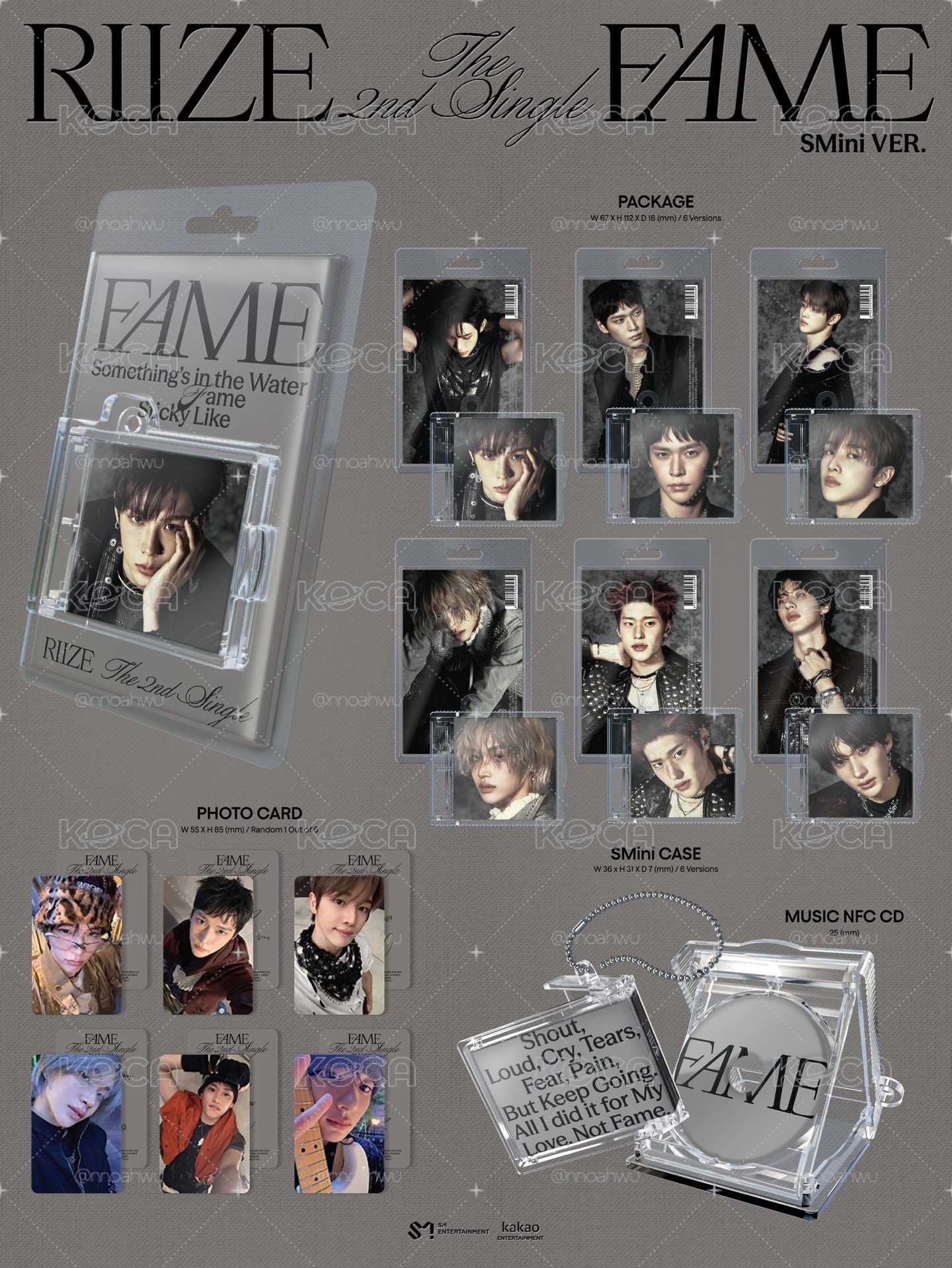 RIIZE FAME Smini ver.成燦空專