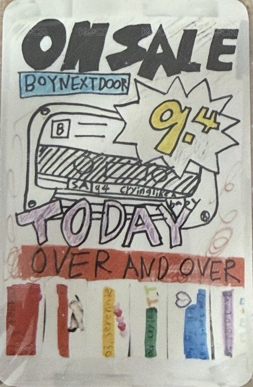 WHY.. 打歌卡 Y版 背面