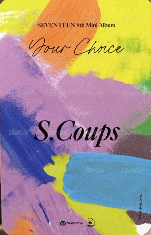 MINI8 Mecima 印尼 簽售卡  背面