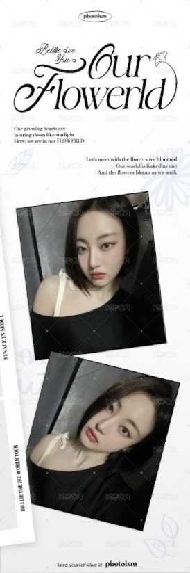 Billlie World Tour 'Our FLOWERLD (Belllie've You)' in SEOUL 人生四格卡  背面