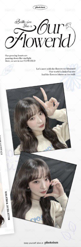 Billlie World Tour 'Our FLOWERLD (Belllie've You)' in SEOUL 人生四格卡  背面