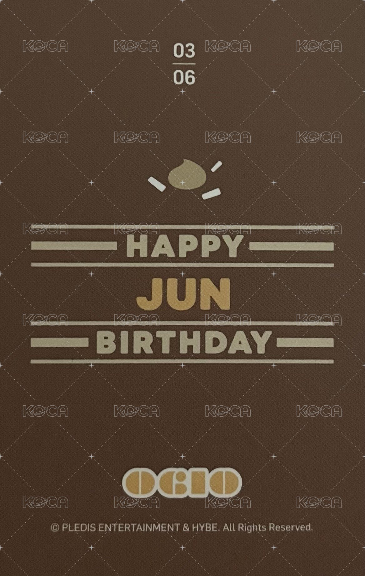 生日禮盒ver.2 周邊卡 NO.03 背面